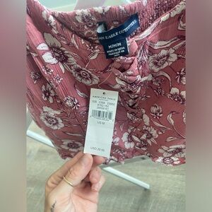 American Eagle Floral Tank Crop top